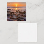 Beach Sunrise mini notecard set ノートカード (正面/裏面)
