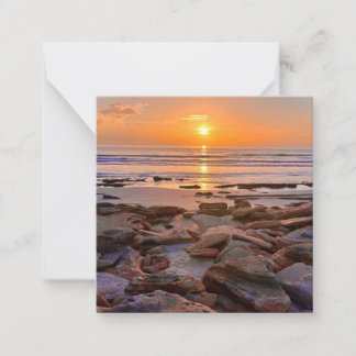Beach Sunrise mini notecard set ノートカード