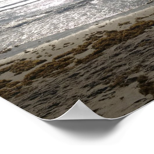 Beach Sunrise Poster ポスター (角)