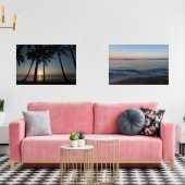 Beach Sunrise Wall Art – Set of Ocean Prints (リビング)