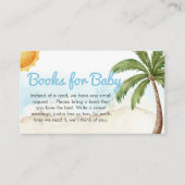Beach Surf Baby on Board Shower Books for Baby エンクロージャーカード (正面)