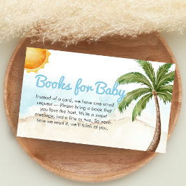 Beach Surf Baby on Board Shower Books for Baby エンクロージャーカード