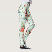 Beach Surf Christmas Party with Santa Claus  レギンス (右)