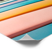 Beach Surfing-Create Your Own Motivational  ポスター (角)