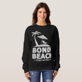 Beach Sydney Australia Summer Vacation Palm Trees スウェットシャツ (正面フル)