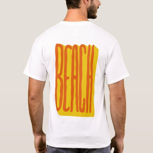 Beach Tシャツ (裏面)