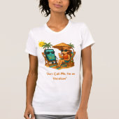 Beach T Shirt Vacation Mode Tシャツ (正面)