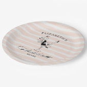 Beach Theme Bachelorette Party ペーパープレート (アングル)