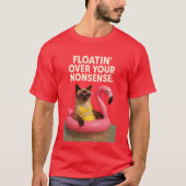 Beach themed for Siamese Cat Lovers Tシャツ (正面)