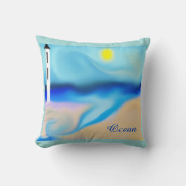 Beach Throw Pillow クッション