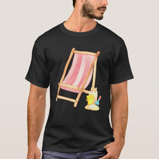 BEACH TIME Classic beach chair Tシャツ (正面)