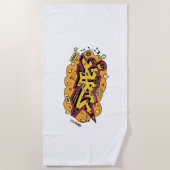 Beach towel art graffiti ビーチタオル (正面)