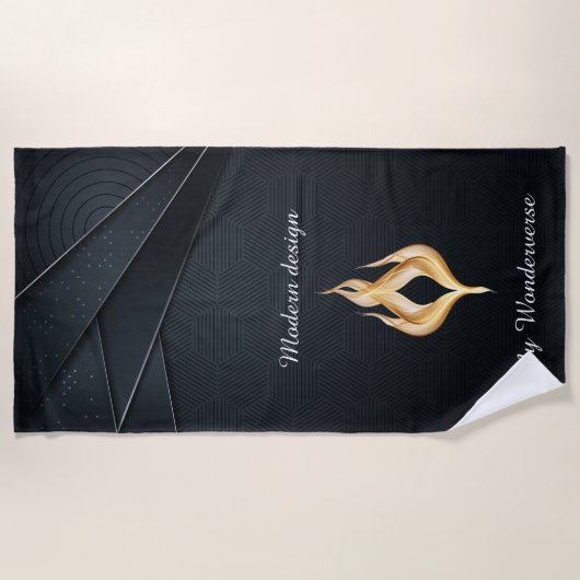 Beach towel - Flame internal ビーチタオル (正面)