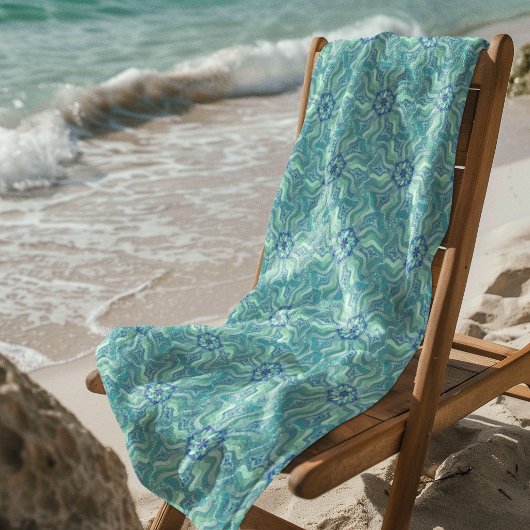 Beach Towel “Pebbles and Impressions” ビーチタオル
