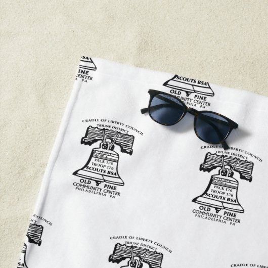 Beach Towel - Repeating Logo ビーチタオル (インサイチュ)