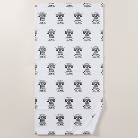 Beach Towel - Repeating Logo ビーチタオル (正面)