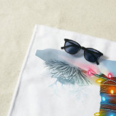 Beach Towel-Tropical Christmas Beach Towel ビーチタオル (インサイチュ)