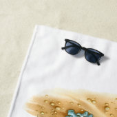 Beach Towel-Tropical Christmas Beach Towel ビーチタオル (インサイチュ)