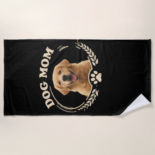 Beach Towel — Tropical Summer 2026 Design ビーチタオル (正面)