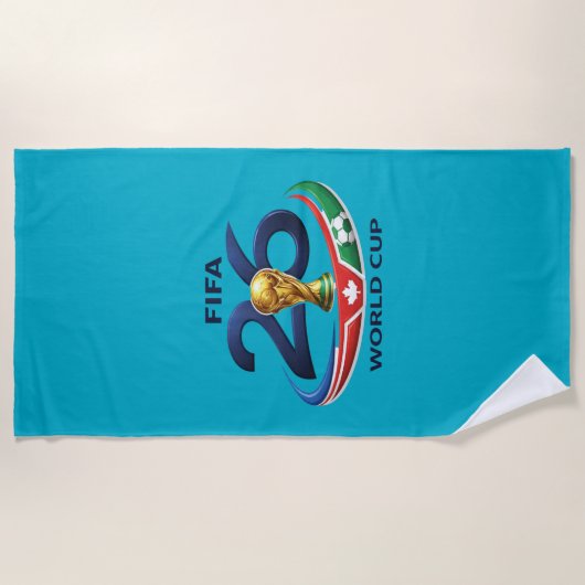 Beach Towel — Tropical Summer 2026 Design ビーチタオル (正面)