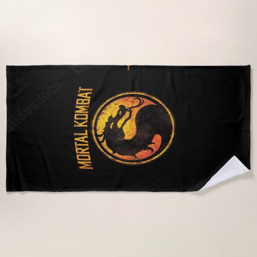 Beach Towel — Tropical Summer 2026 Design ビーチタオル (正面)