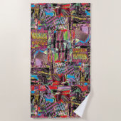 Beach Towel – Urban Fractals ビーチタオル (正面)