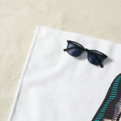 Beach Towel – Victory Peace & Love Pop-Art Design ビーチタオル (インサイチュ)