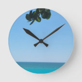 BEACH TREE ラウンド壁時計 (正面)