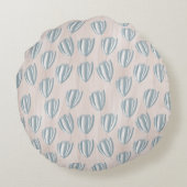 Beach Tulips Round Pillow ラウンドクッション (裏面)