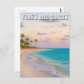 Beach Turks and Caicos Travel ポストカード (正面/裏面)