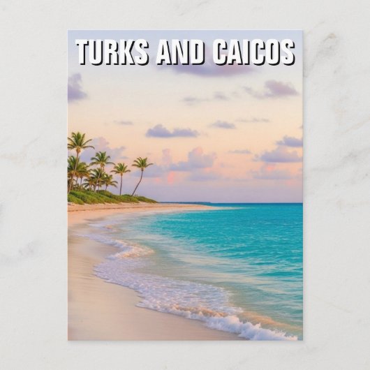 Beach Turks and Caicos Travel ポストカード (正面)