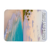 Beach Turks and Caicos Travel マグネット (横)