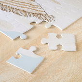 Beach Umbrella Ocean Sea Sand Serenity ジグソーパズル (側面)