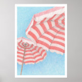 Beach Umbrellas ポスター (正面)