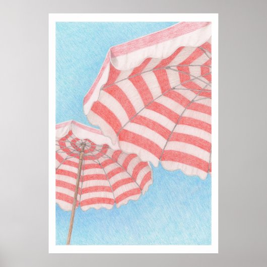 Beach Umbrellas ポスター (正面)
