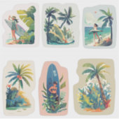 Beach Vibes シール (正面)