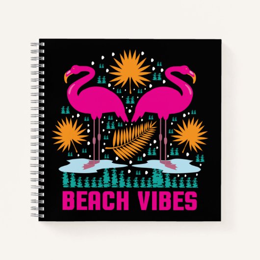 Beach Vibes ノートブック (正面)