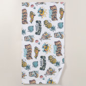 Beach Vibes ビーチタオル (正面)