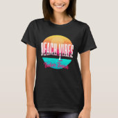 Beach Vibes Baker Beach Summer California Tropical Tシャツ (正面)