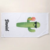 Beach Vibes Cactus Beach Towel ビーチタオル (正面)