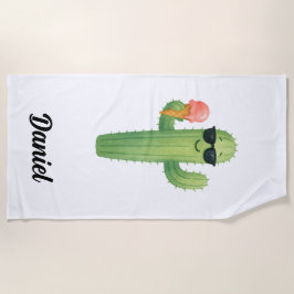 Beach Vibes Cactus Beach Towel ビーチタオル