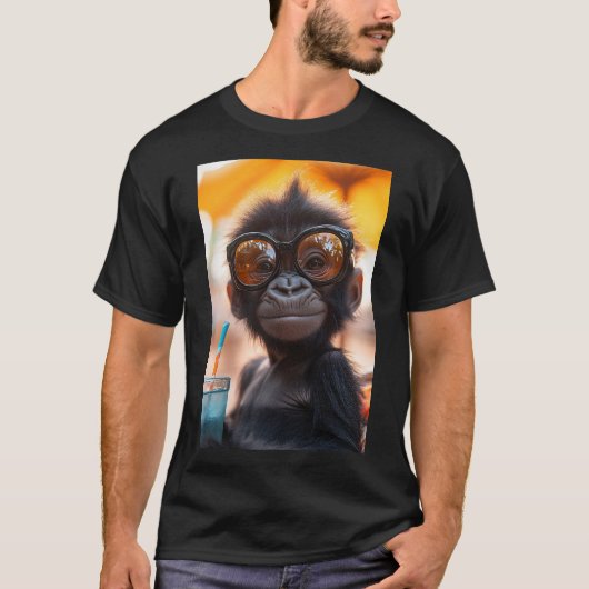 Beach Vibes - Gorilla Edition Tシャツ (正面)