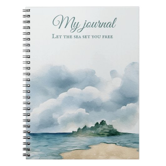 Beach Vibes Notebook | Coastal Journal ノートブック (正面)