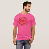 Beach Volleyball Volleyball Heart Tシャツ (正面フル)