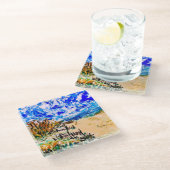 Beach Walk, Glass Coaster ガラスコースター (アングル)