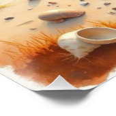 beach wall art ポスター (コーナー)