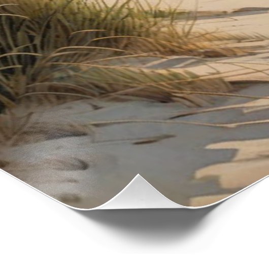 beach wall art poster ポスター (コーナー)