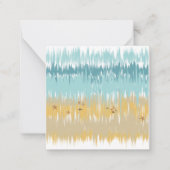 Beach wave ノートカード (正面)
