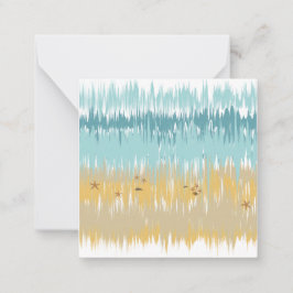 Beach wave ノートカード