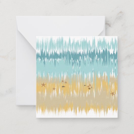 Beach wave ノートカード (正面)